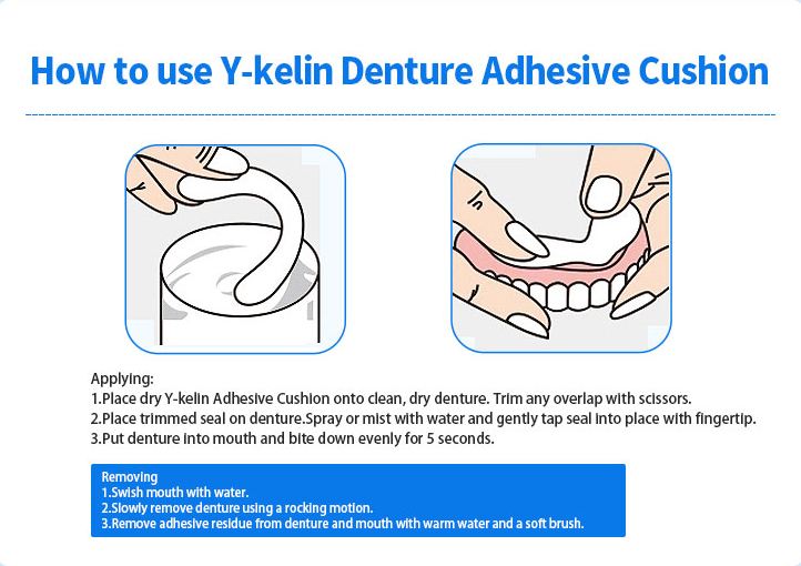 How to Use Denture adhesive strips