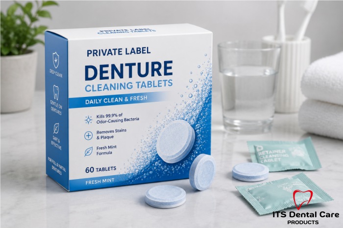 Private Label Denture Cleaning Tablet Brand